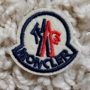 Moncler iron on patch for Parka Jacket hat